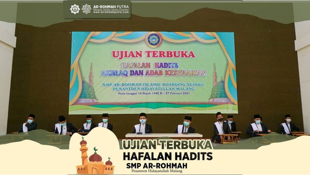 21 Ujian Terbuka Hadits kelas IX SMP ARH 27 Peb 2021