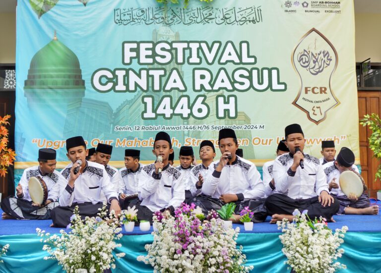 Peringati Maulid Nabi Muhammad SAW., SMP Ar-Rohmah Putra Gelar Festival Cinta Rasul 1446 H