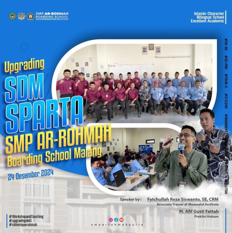 SMP Ar-Rohmah Putra Gelar Upgrading Guru