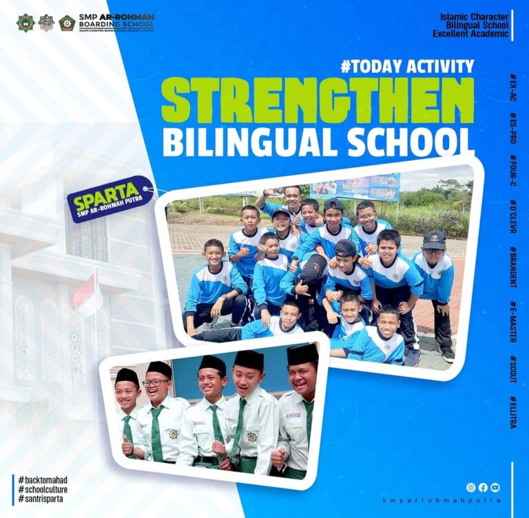 Tingkatkan Kemampuan Bahasa Asing, SMP Ar-Rohmah Putra Gelar Strengthen Bilingual School