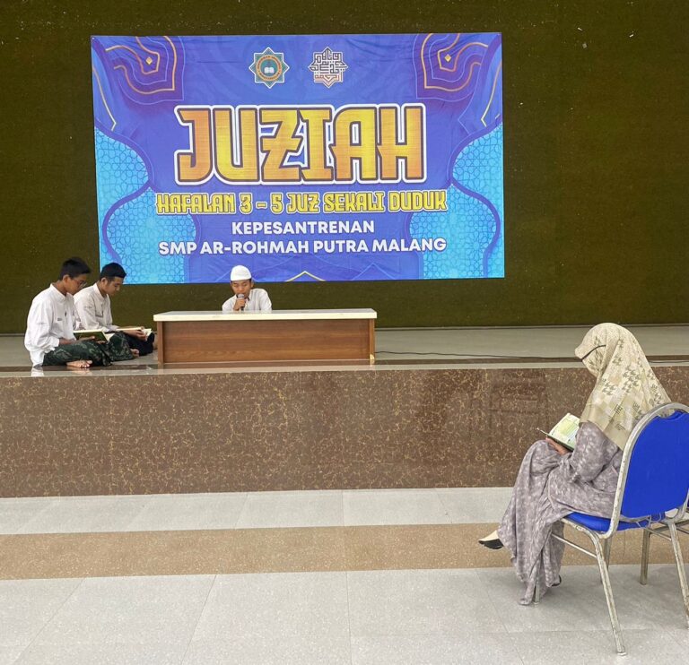 Juz’iyyah Al-Qur’an, Sekali Duduk Santri SMP Ar-Rohmah Putra Tuntaskan 6 Juz Hafalan