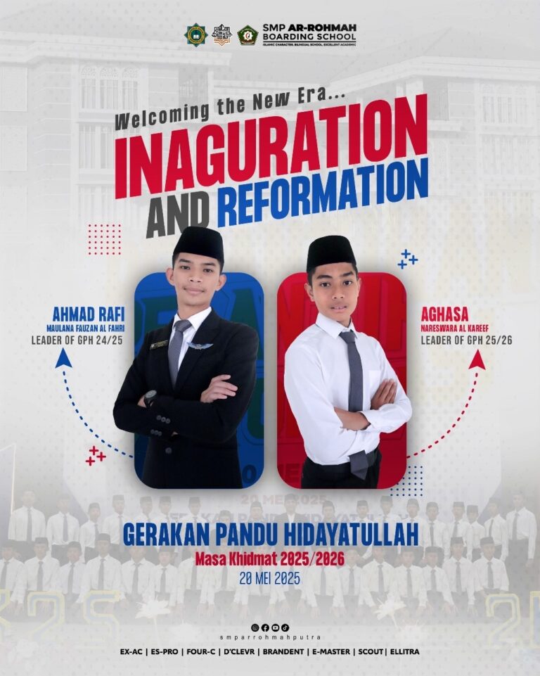 Siapkan Calon Pemimpin Masa Depan, SMP Ar-Rohmah Putra Lantik Pengurus GPH 2025-2026