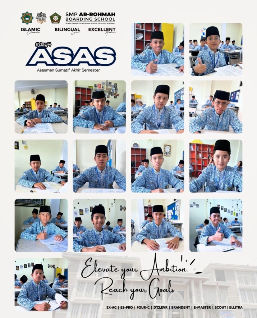 SMP Ar-Rohmah Putra Gelar Asesmen Sumatif Semester Genap 2024/2025