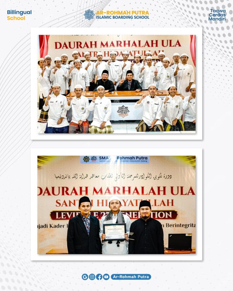 Cetak Generasi Rabbani, SMA Ar-Rohmah Putra Gelar Daurah Marhalah Ula
