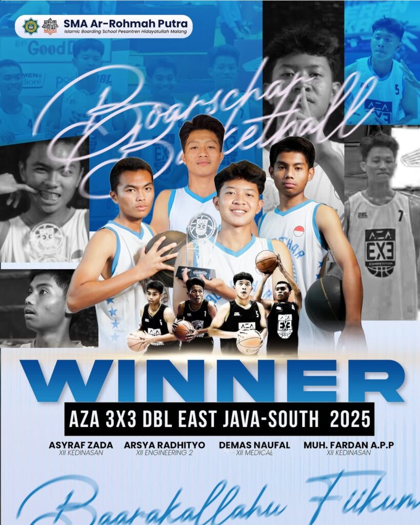 SMA Ar-Rohmah Putra Juara AZA 3X3 DBL East Java-South 2025