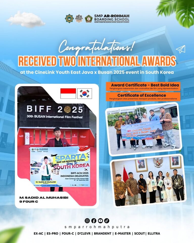 Keren! Santri SMP Ar-Rohmah Putra Raih 2 Penghargaan di Busan International Film Festival 2025