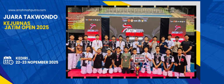 GEMPAR! SMA Ar Rohmah RAUP MEDALI EMAS di Kejurnas Taekwondo Jatim Open 2025 Kediri! Jagoan-jagoan Ini Bikin Bangga Jatim!
