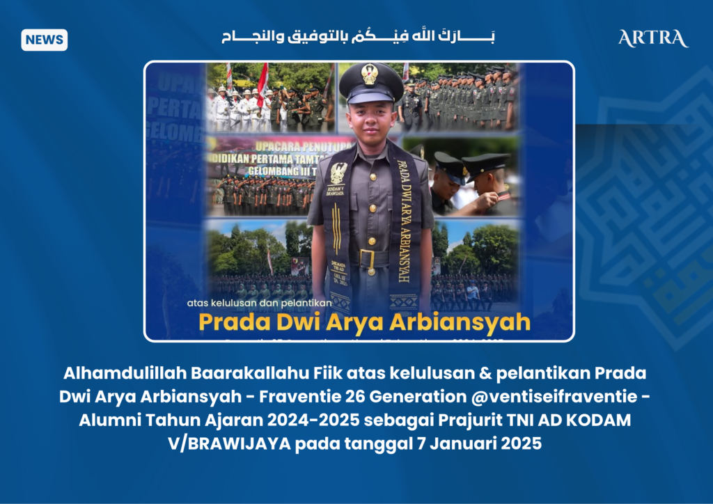 Cetak Generasi Pengabdi Bangsa, Alumni SMA Ar Rohmah Angkatan 26 Resmi Dilantik TNI AD 15 dwi 2