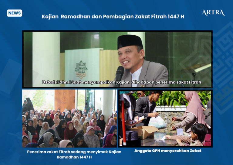 Wujud Kepedulian, SMP-SMA Ar-Rohmah Putra Salurkan Zakat Fitrah 1447 H Didahului Kajian Islami