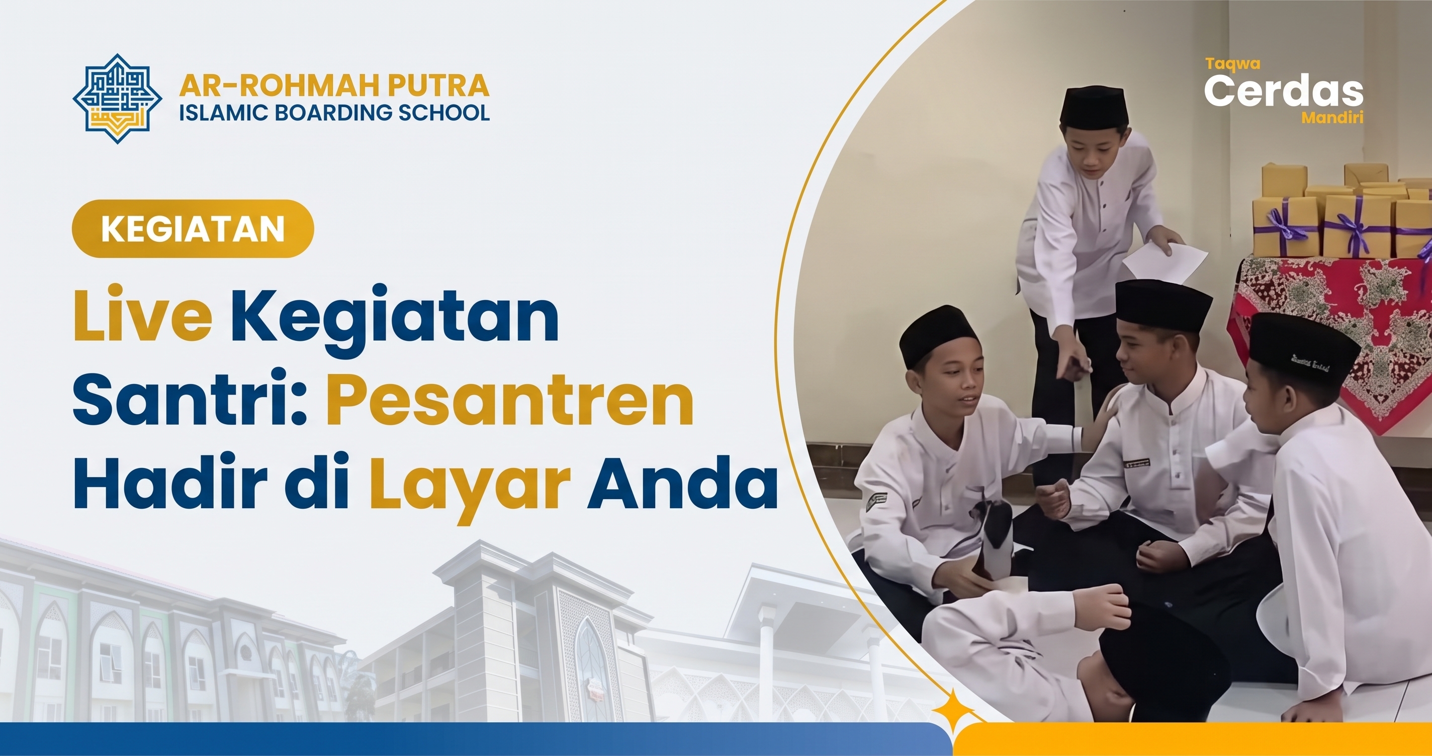 Live Kegiatan Santri Unggul 2026: Fakta Mengharukan 10 Potret Kehidupan Berkah di Pesantren Ar-Rohmah Putra 1 Live kegiatan santri SMP Ar-Rohmah Putra Islamic Boarding School Malang ditayangkan secara real-time di TikTok