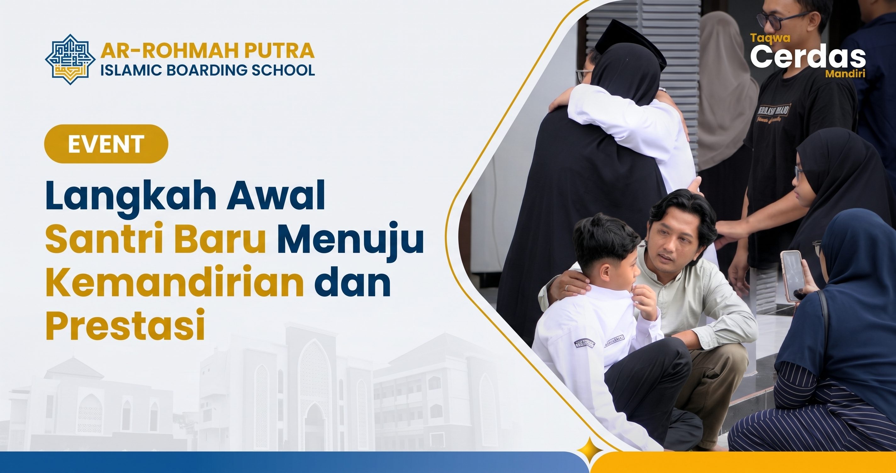 Santri baru Ar-Rohmah Putra mendaftar dan memulai langkah awal kemandirian dan prestasi di pesantren Islam Malang 2026