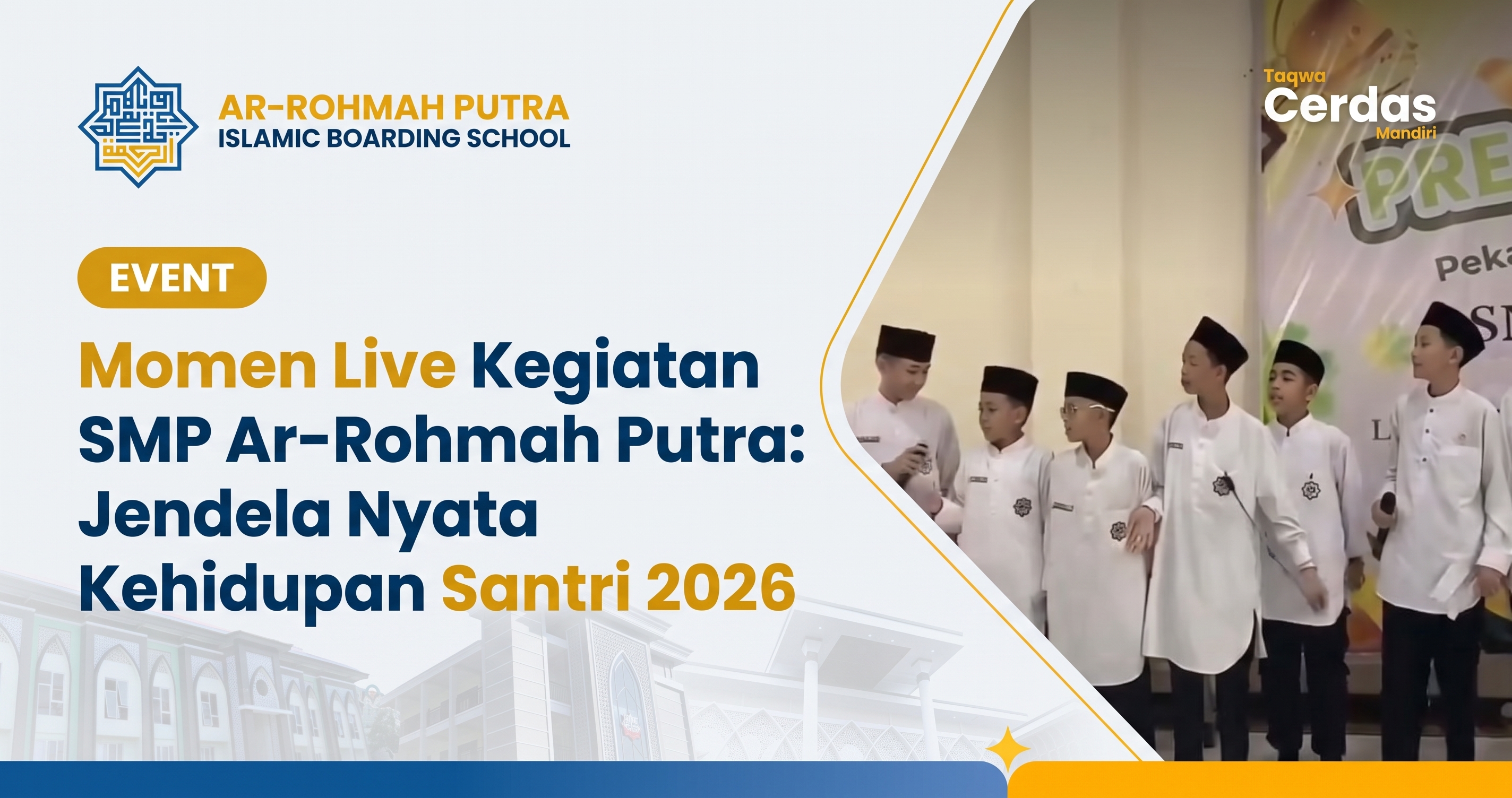 Santri hebat SMP Ar-Rohmah Putra IBS Malang dalam potret keseharian autentik 2026