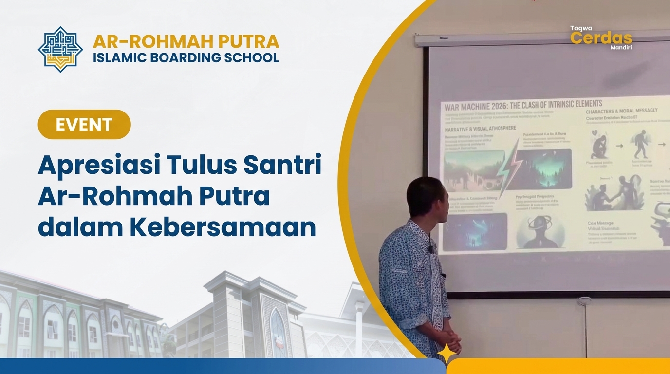 Momen apresiasi tulus santri Ar-Rohmah Putra dalam kebersamaan kegiatan SMA penuh ukhuwah Islamiyah