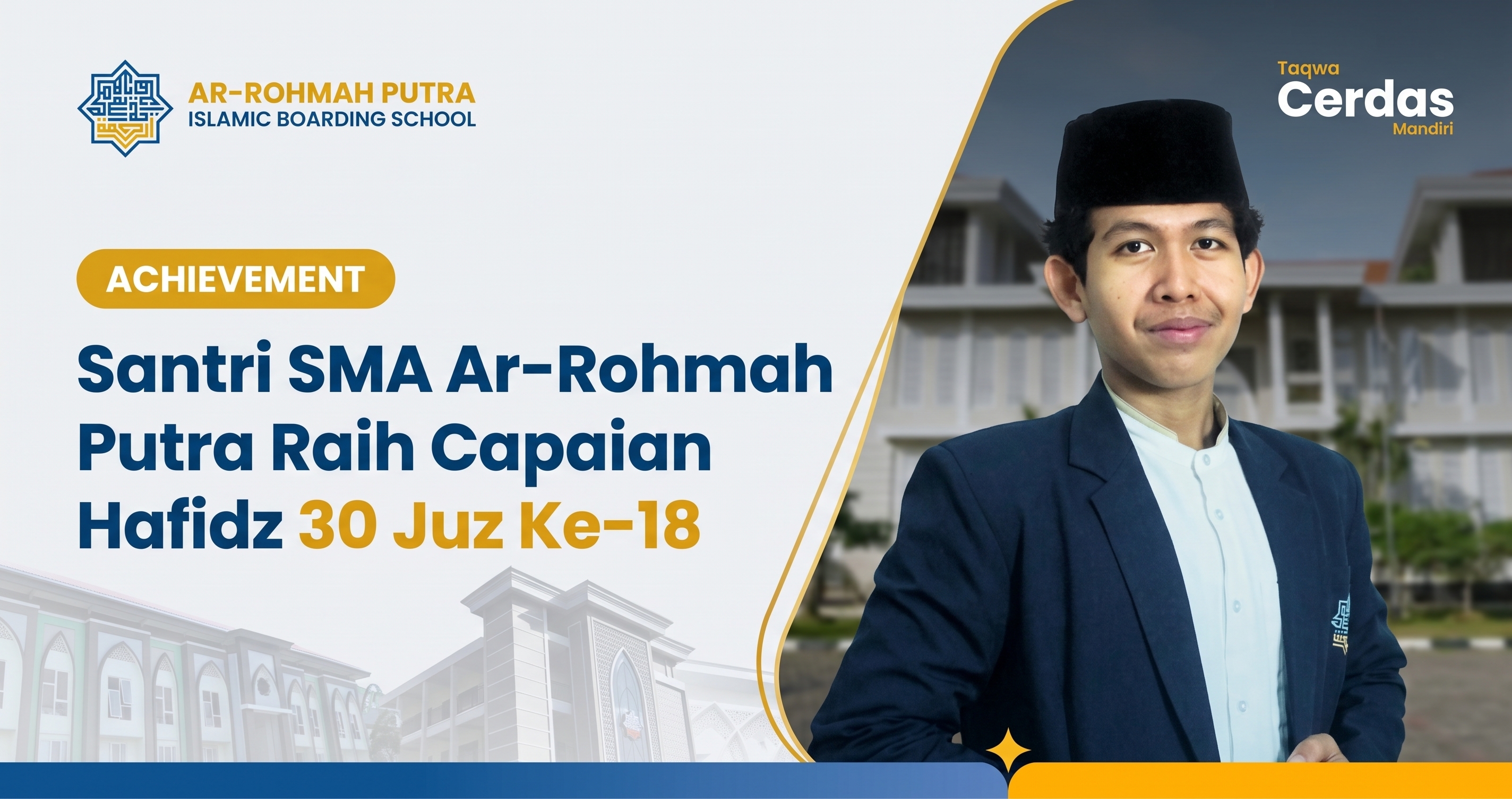 Momen haru santri SMA Ar-Rohmah Putra menuntaskan capaian hafidz 30 juz