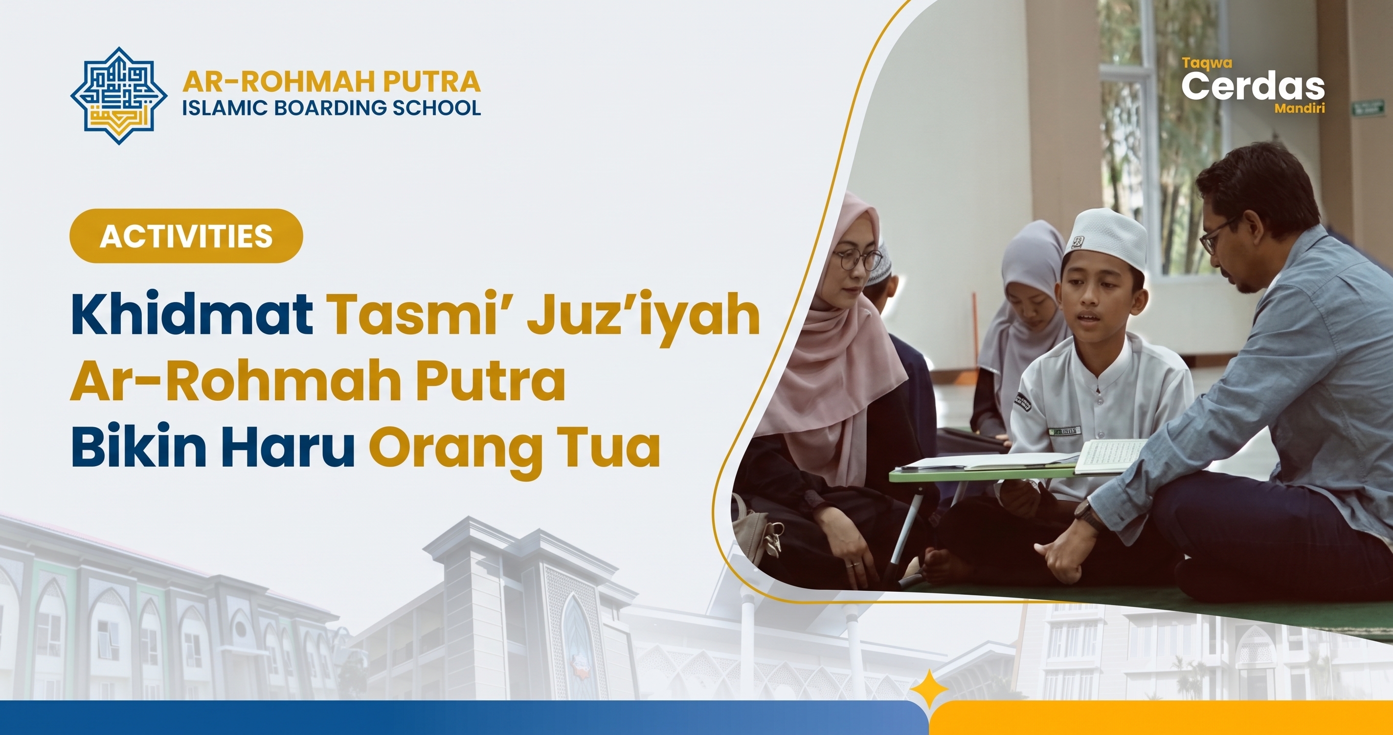 Fakta Mengharukan Tasmi Juziyah 2026 Sukses Sentuh Hati 1 Santri melantunkan ayat suci dalam Tasmi Juziyah di Ar-Rohmah Putra