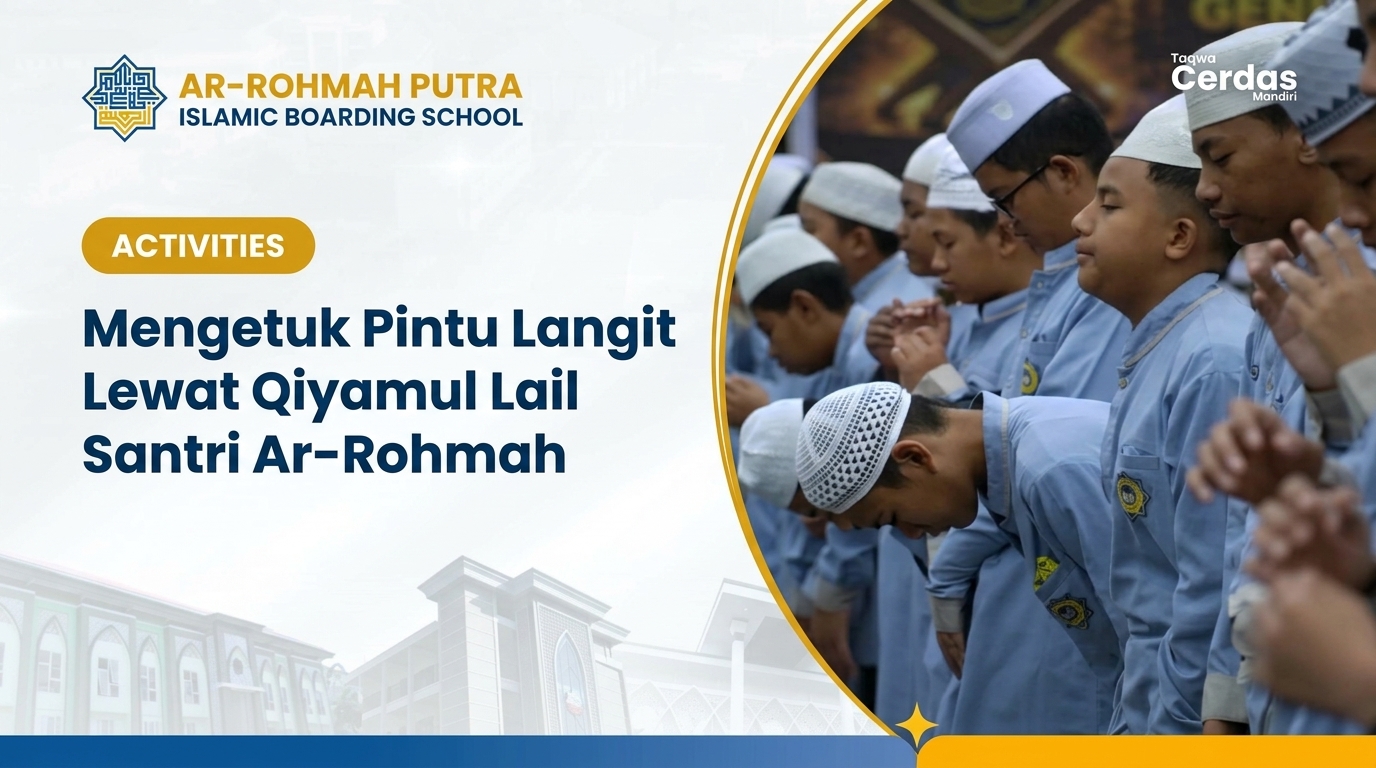 Rahasia Qiyamul Lail Santri Ar-Rohmah Membangun Karakter Tangguh Unggul 2026 2 Khidmat pelaksanaan qiyamul lail santri Ar-Rohmah Putra Malang di asrama