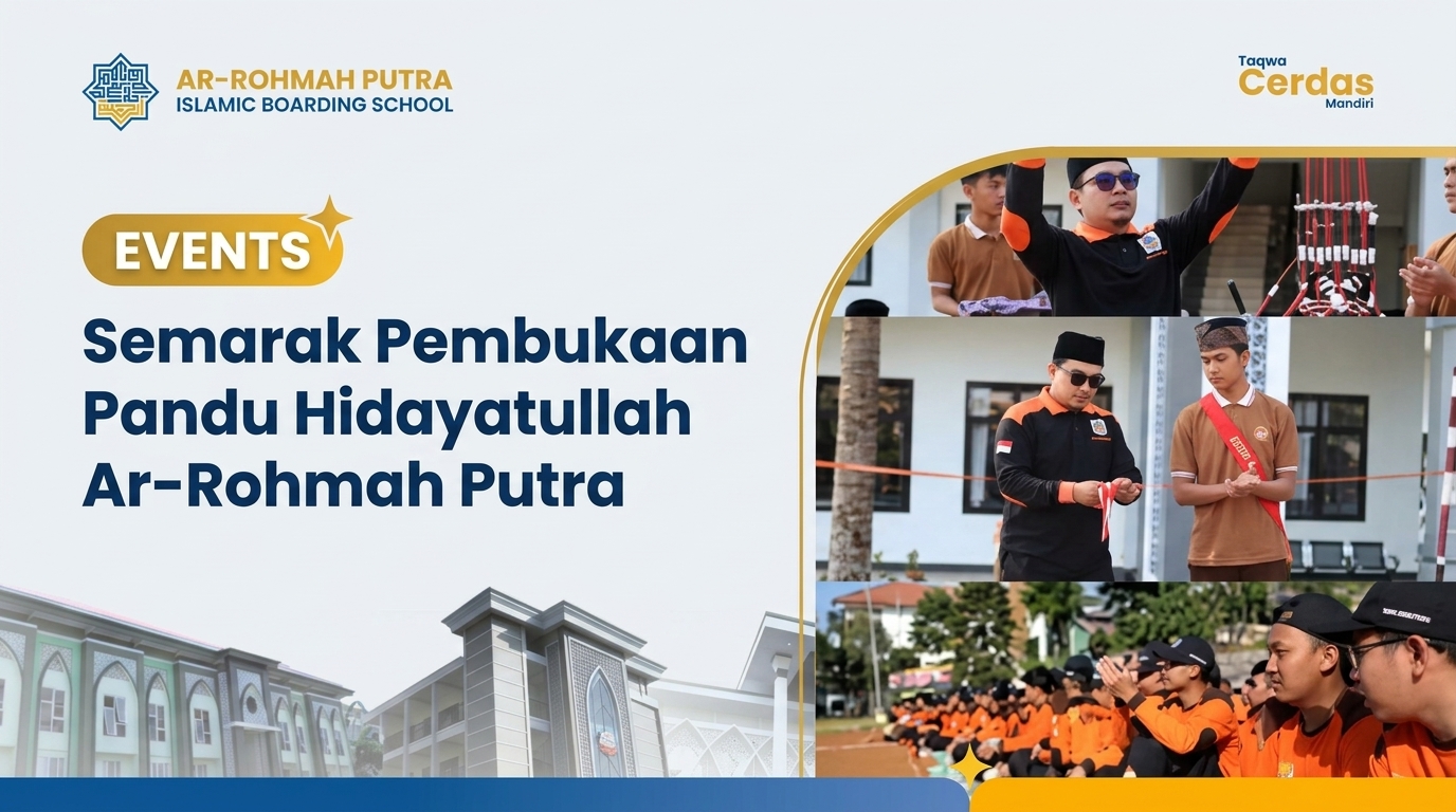 Pandu Hidayatullah Ar-Rohmah Putra Cetak Generasi Tangguh Terbaik 2026 7 Atraksi ketangkasan santri dalam pembukaan Pandu Hidayatullah Ar-Rohmah Putra Malang