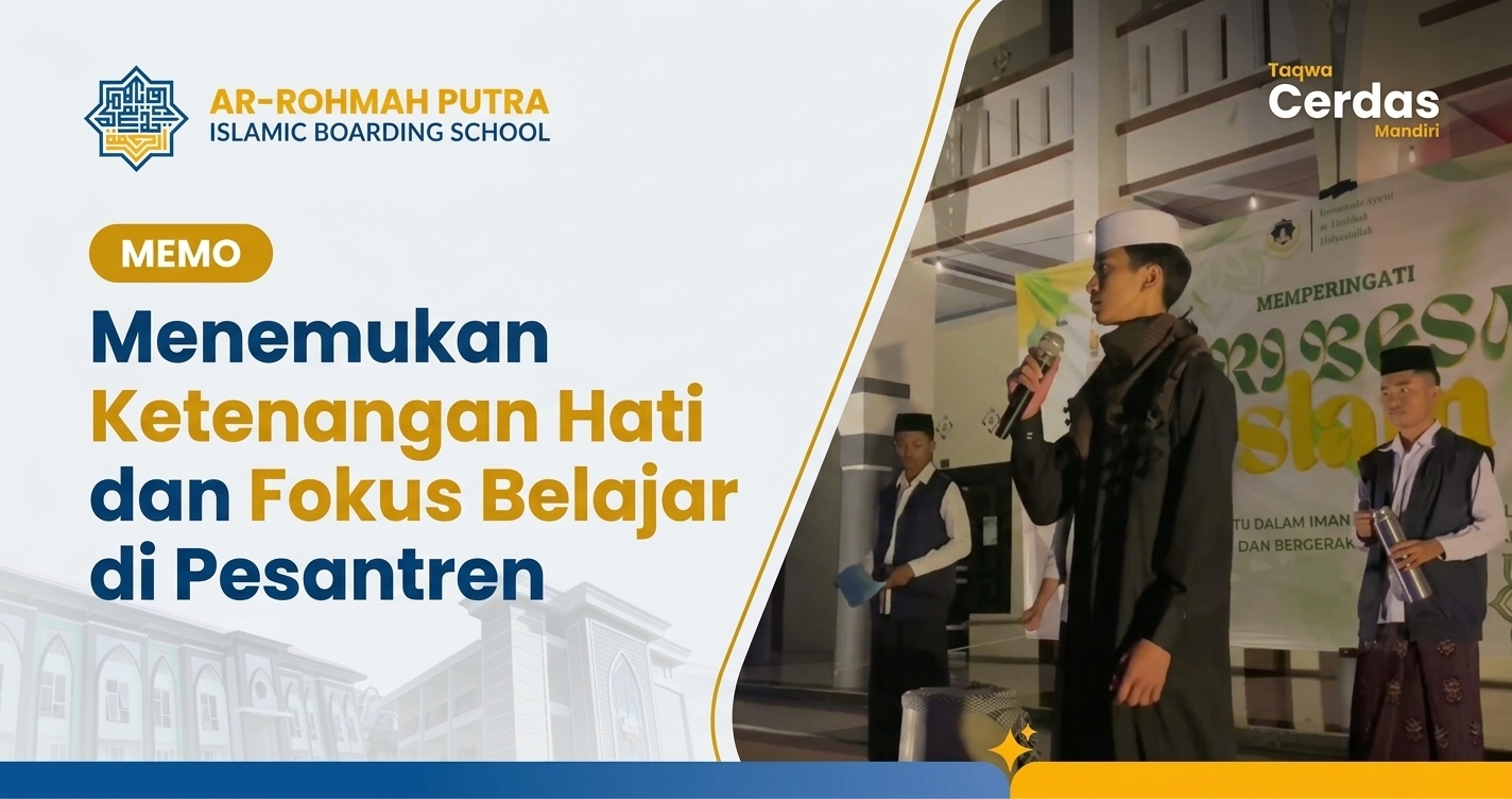 Suasana asri nan damai hadirkan ketenangan hati santri di Pondok Pesantren Ar-Rohmah Putra Malang