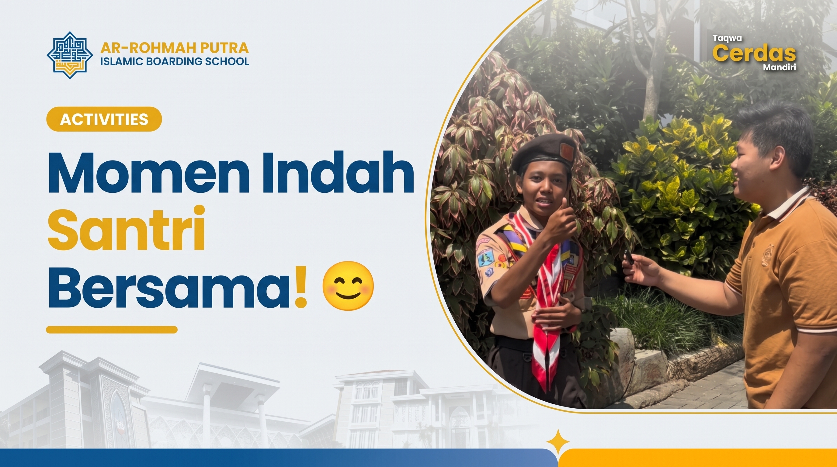 Suasana hangat rumah kedua santri inspiratif di Pesantren Ar-Rohmah Putra Malang