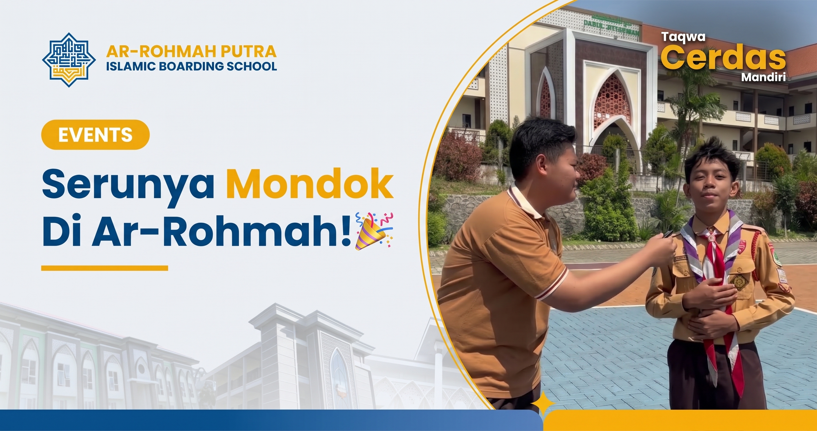 Santri beraktivitas seru di Ar-Rohmah Putra Malang